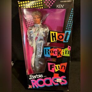 Mattel 1986 Barbie and The Rockers Doll Ken New in Box
